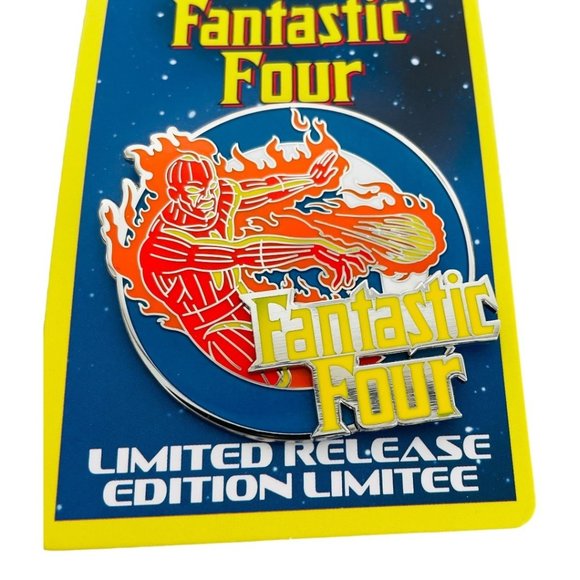 Disney Parks Marvel Fantastic Four The Human Torch Limited Release Pin - Picture 4 of 6